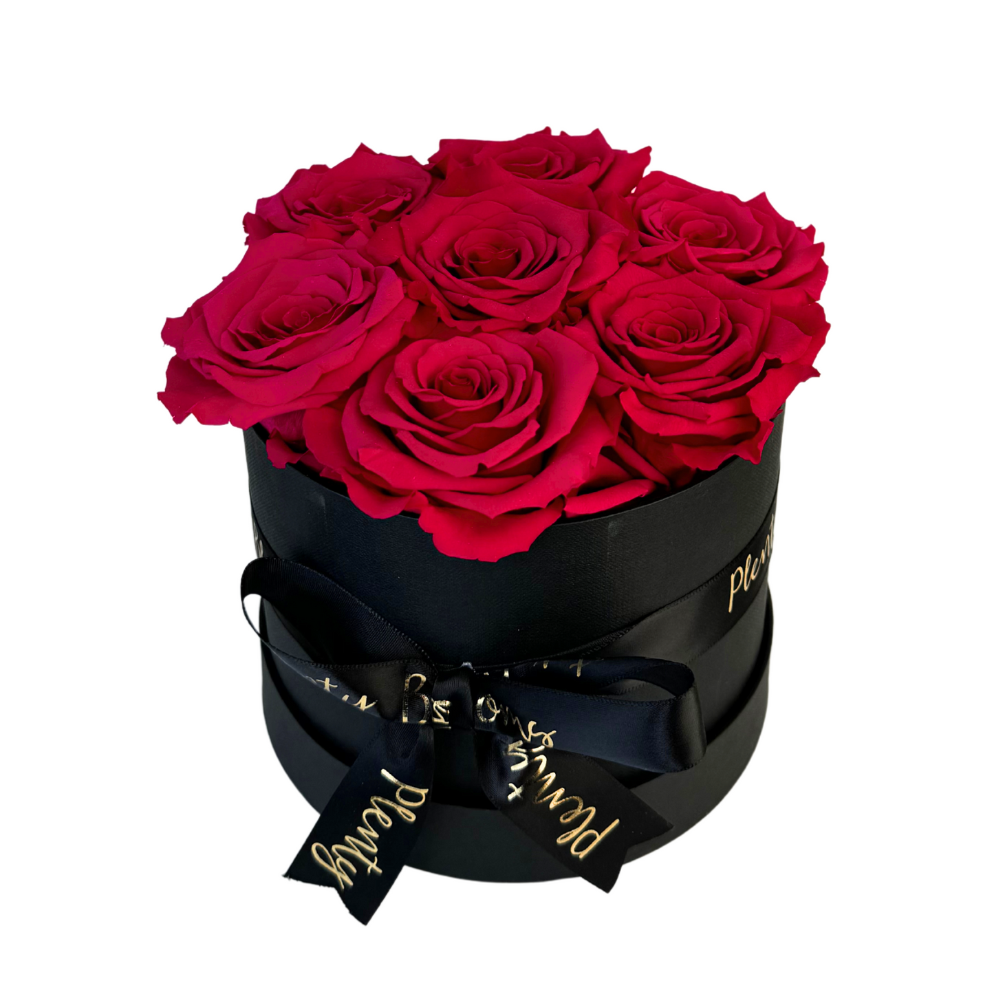 Hot Pink Petite Preserved Roses Box