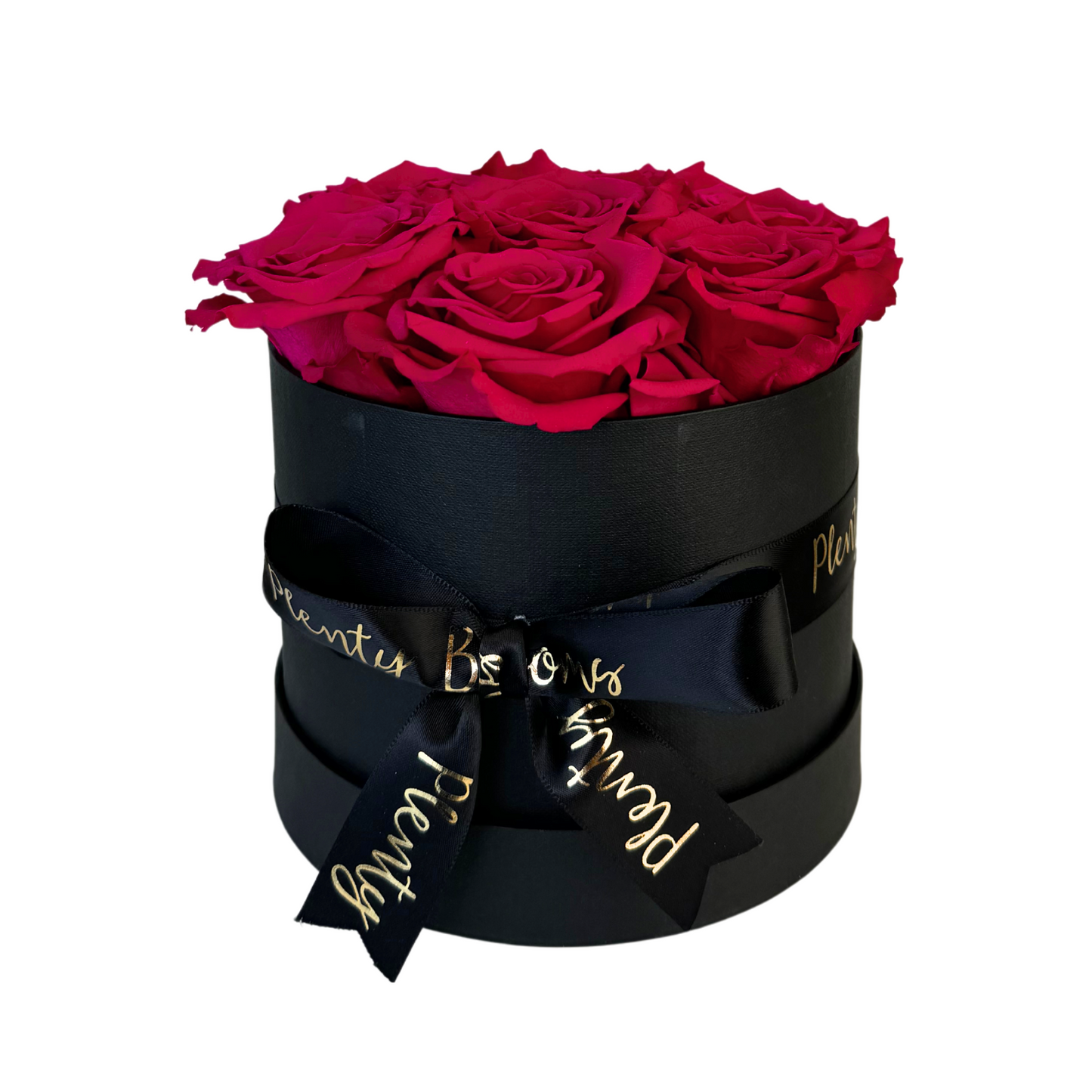 Hot Pink Petite Preserved Roses Box