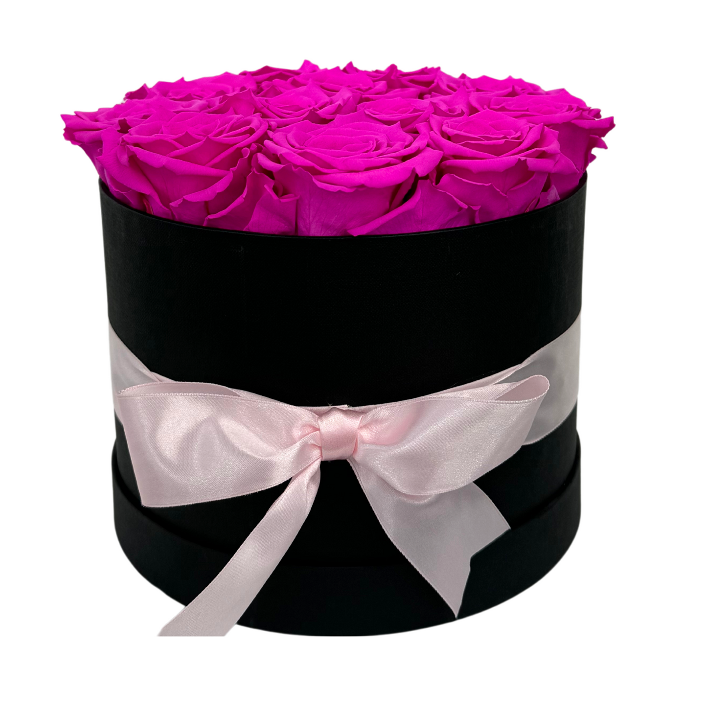 Bright Pink Signature Preserved Roses Box
