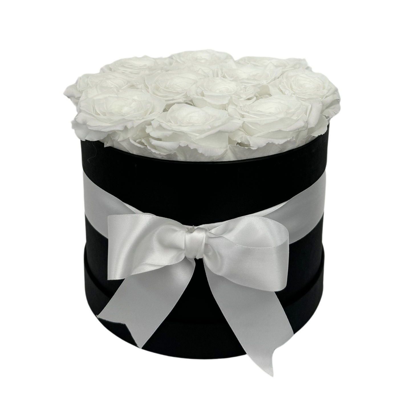 White Signature Preserved Roses Box