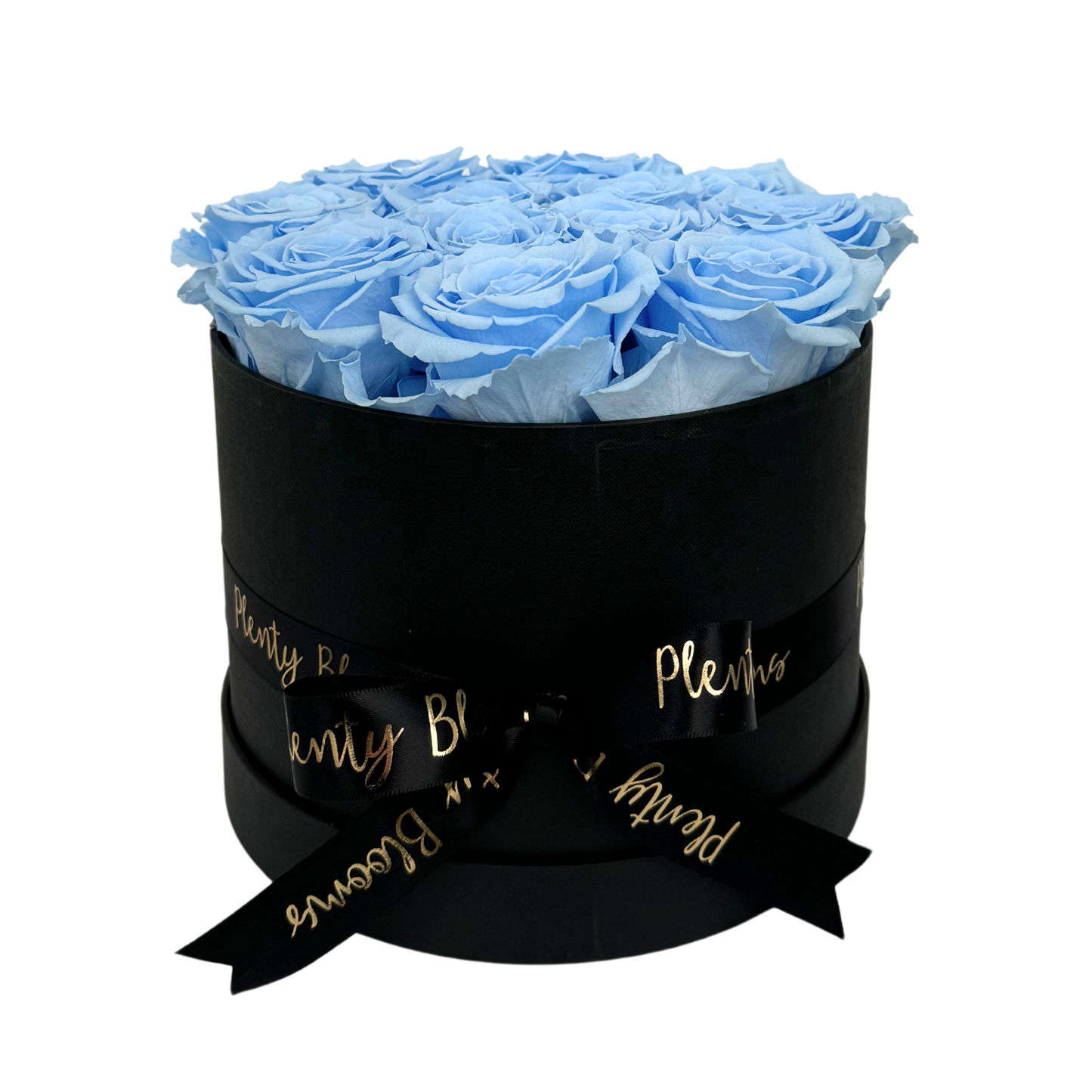 Light Blue Signature Preserved Roses Box