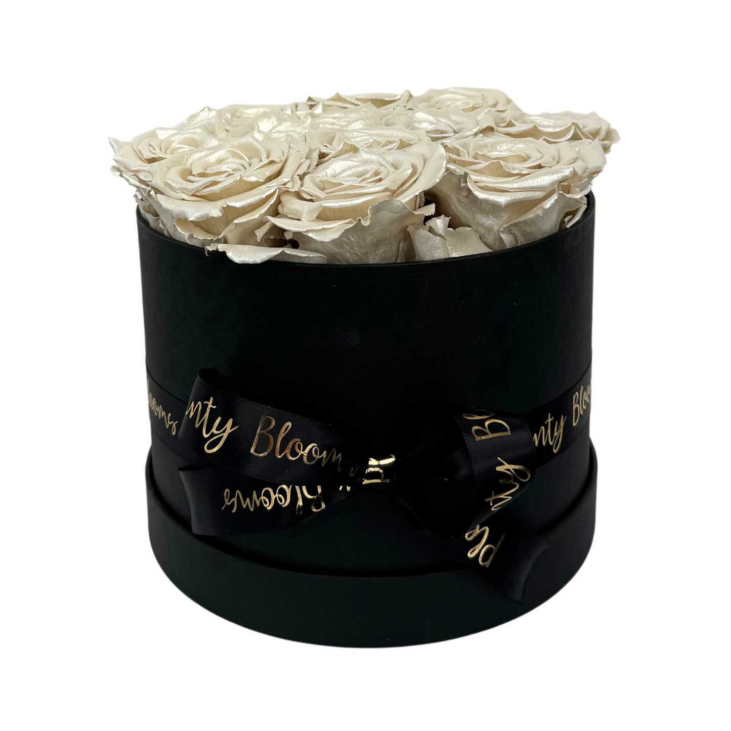 Pearl White Signature Preserved Roses Box