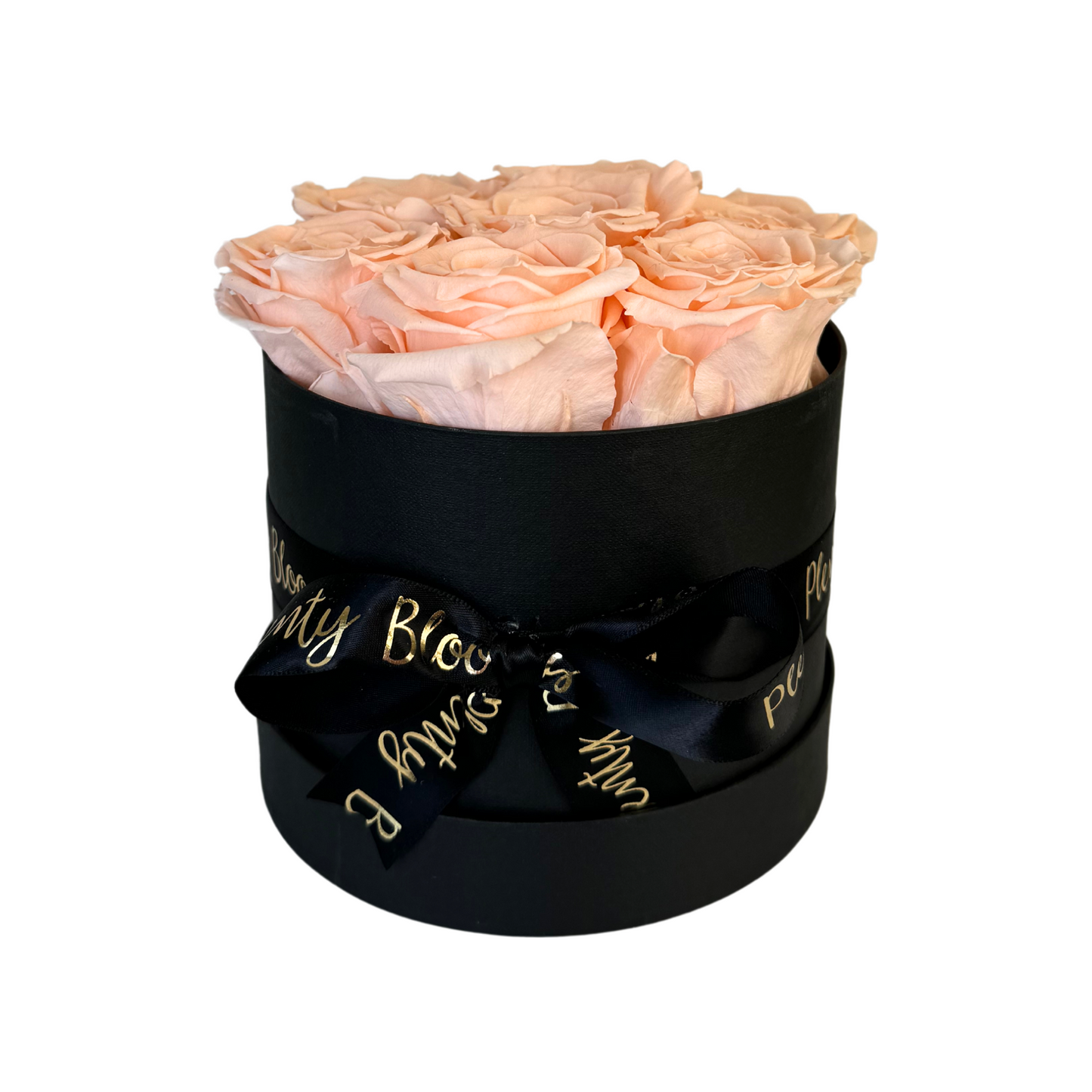 Peach Petite Preserved Roses Box